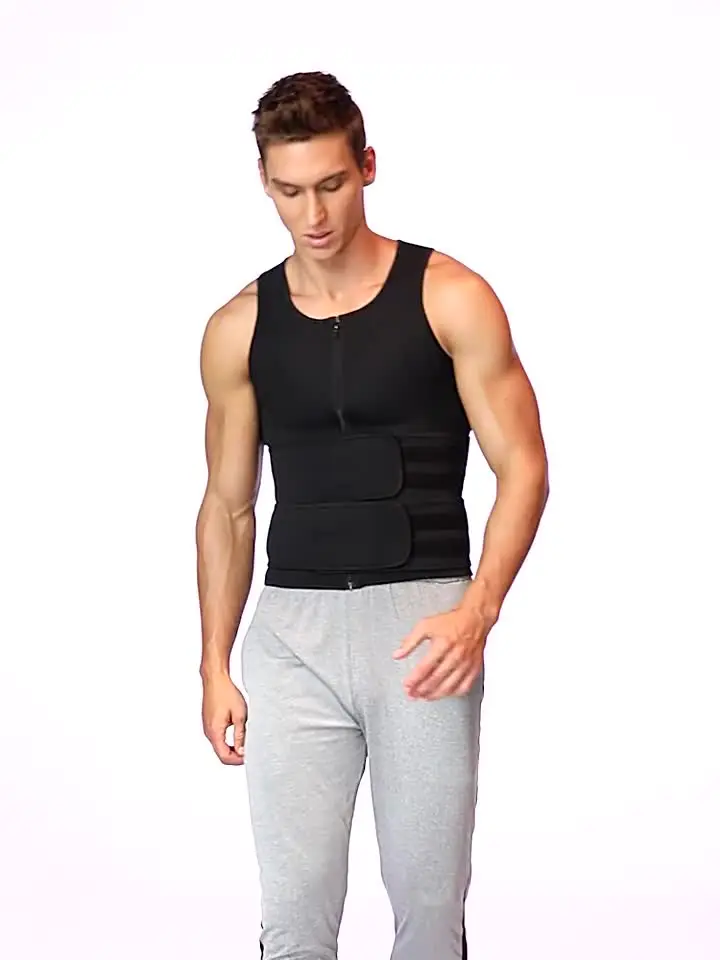 Men's neoprene sauna sweat vest