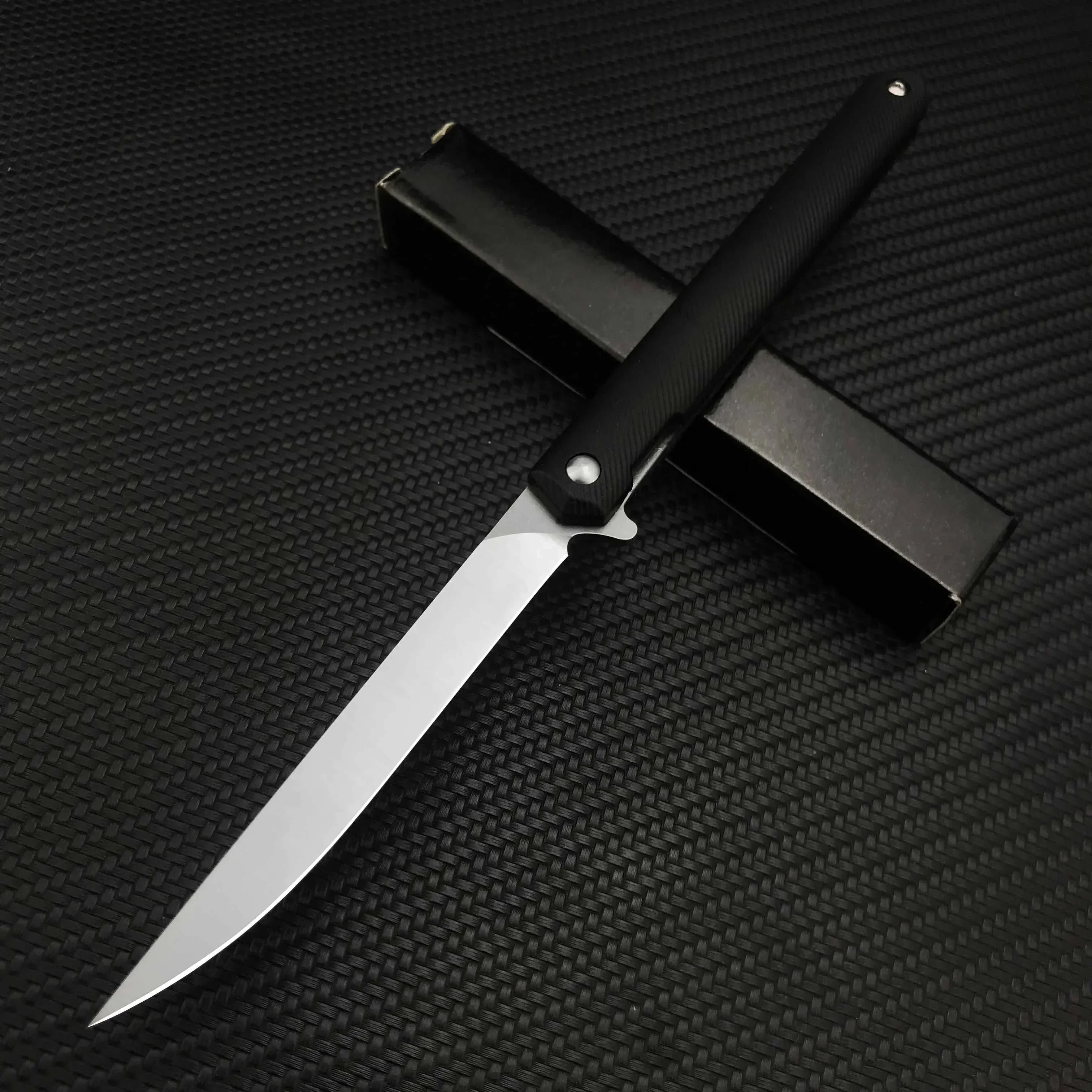 

7Cr13Mov Pocket Folding Knife Nylon Handle Outdoor Survival Tactical Cambot Knife Self Defense Tool Rescue Surviva LNavaja