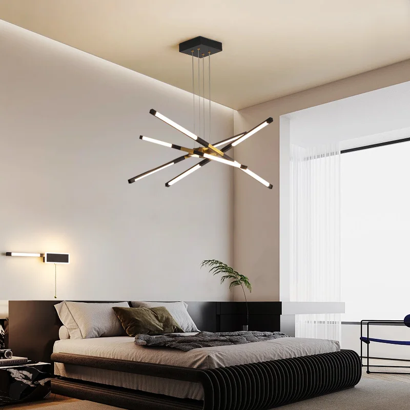 LED Ceiling Chandeliers for Dining Room Bedroom Living Room Dimming Lustre Pendant Lights Interior Lighting Fixtures led chandelier ceiling chandelier