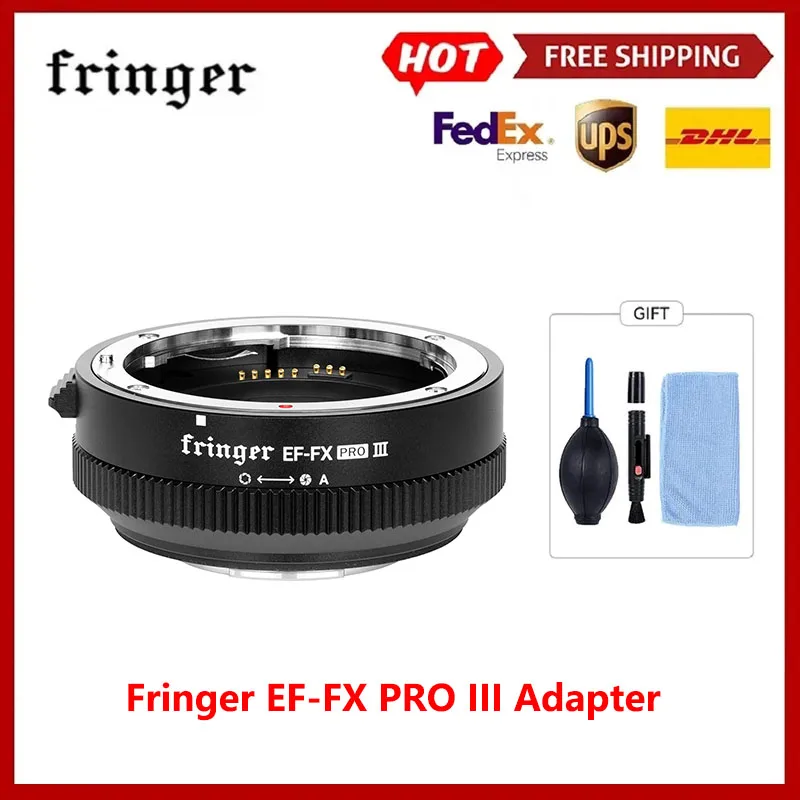 

Fringer EF-FX PRO III lens adapter EF-FX II for Canon EF Lens to Fujifilm Auto Focus Adapter Compatible Fujifilm X-H X-T X-PRO