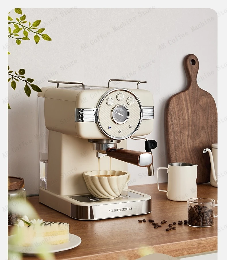 Semi-automatic Italian coffee machine High-pressure espresso coffee machine Can make milk froth Multi-function coffee makers
