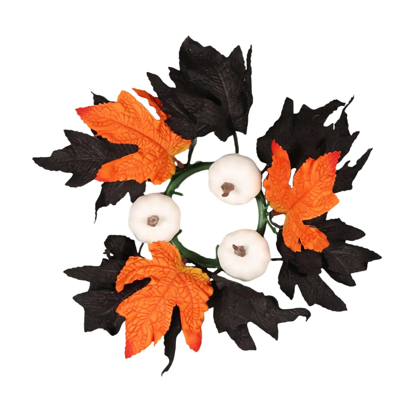 Halloween Candle Wreath Home Decoration for Thanksgiving Party Supplies Fall