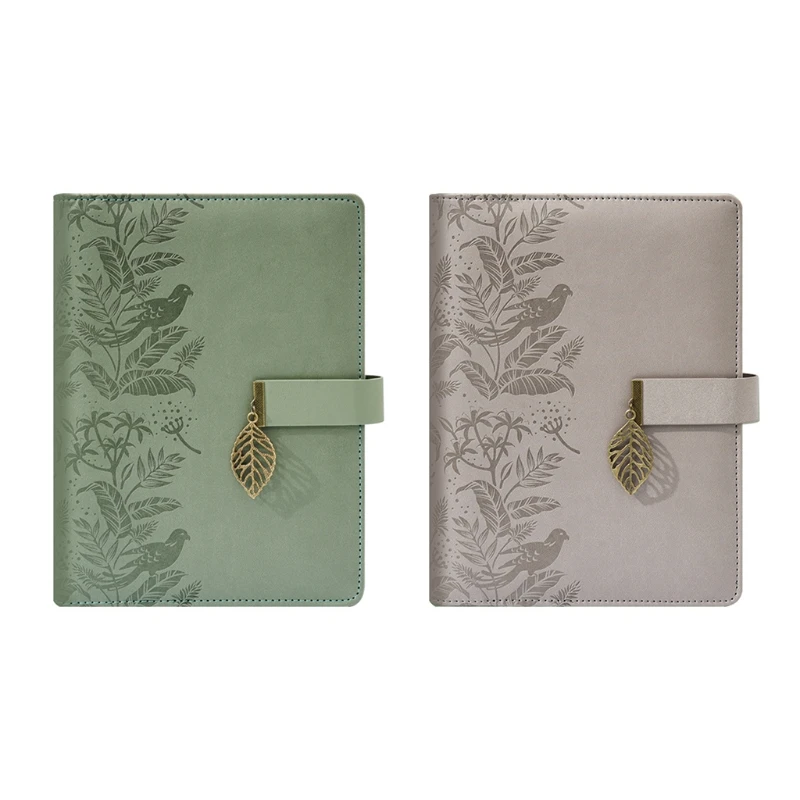 

Loose-leaf Scrapbook Journal Notepad Leaves Pendant Refillable Dropship