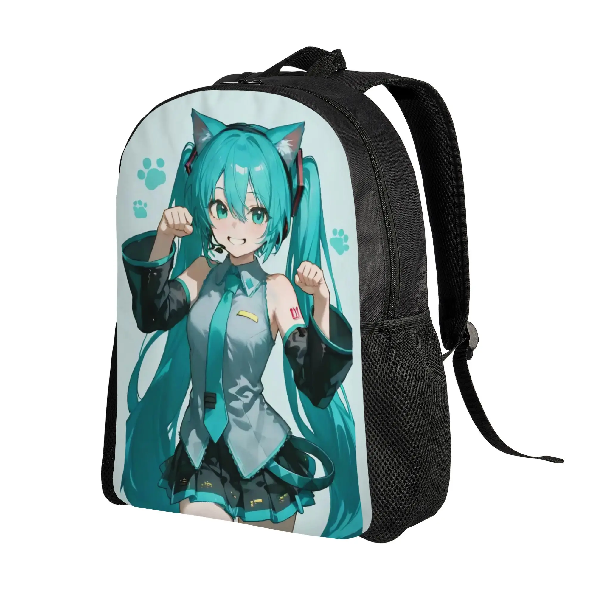 Stylish Unisex Hatsune Miku Backpack - Fashionable and Durable Daypack