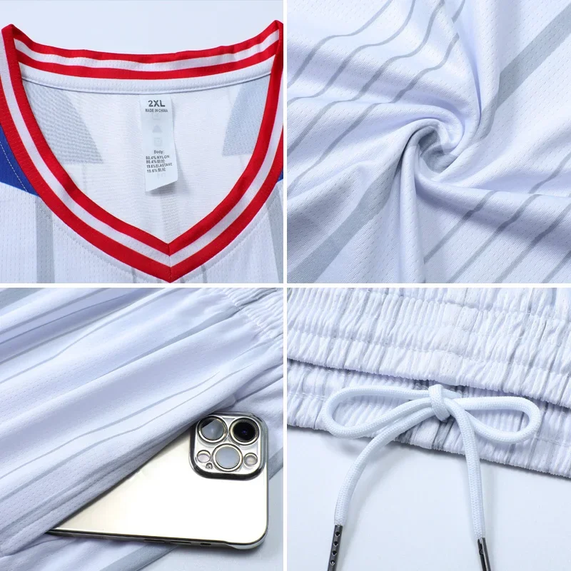 Polyester Basketball Jersey Quick Dry Mesh Breathable Sport Training Plus Size Basketball Uniform For Men'S LQ310