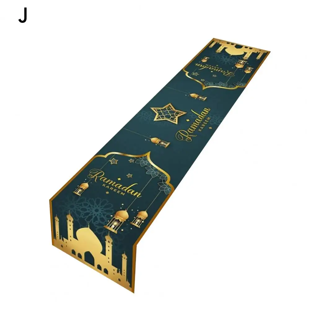 

Tablecloth Elegant Ramadan Table Runner Super Soft Extra Long Dinning Cover for Mubarak Party Supplies Decorative Ornament