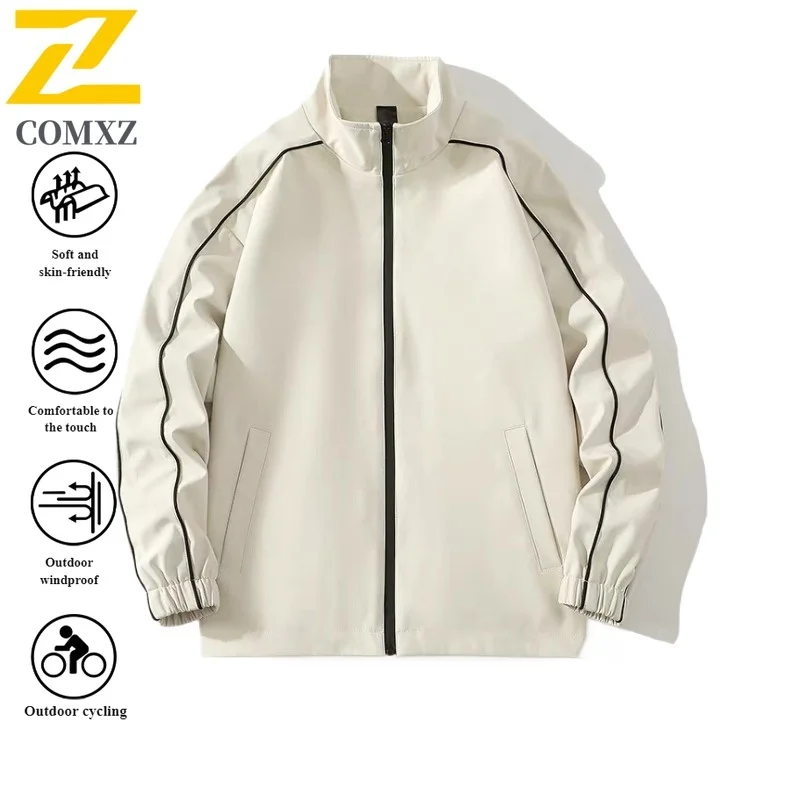 EiAO Fashion Windbreaker Man Woman Waterproof Breathable Outdoor Suit for Hiking Camping Fishing Comfort Lightweight Stretch