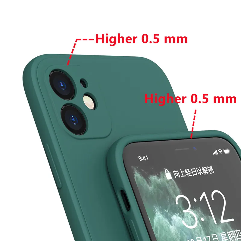 Enhanced Liquid Silicone Shockproof Case Cover for Samsung Galaxy - Soft TPU Bumper Design