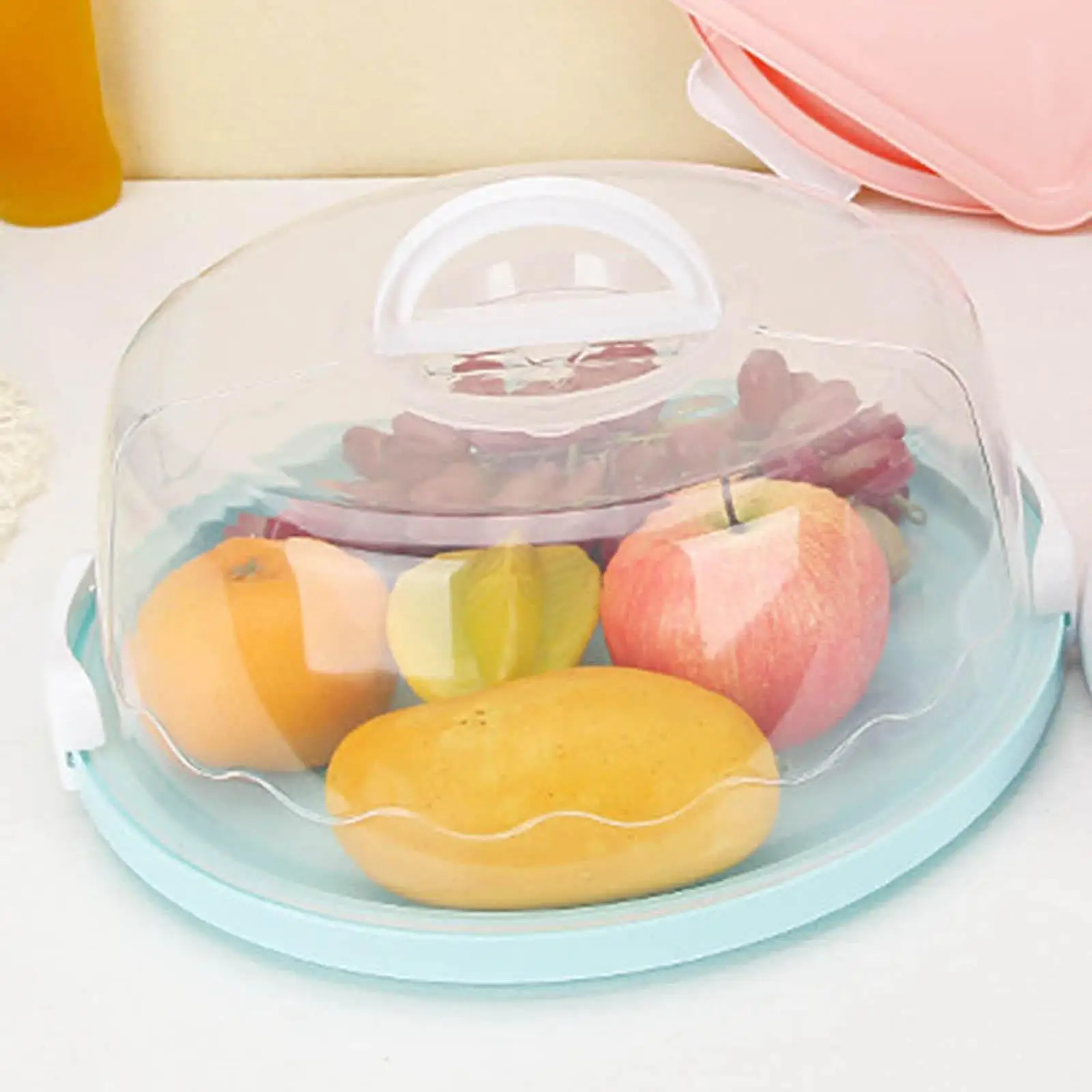 Portable Cake Storage Box With Cover Dust-proof Baking Pastry Cake  Packaging Box Tray Brithday Cake Packing Box Food Organizer