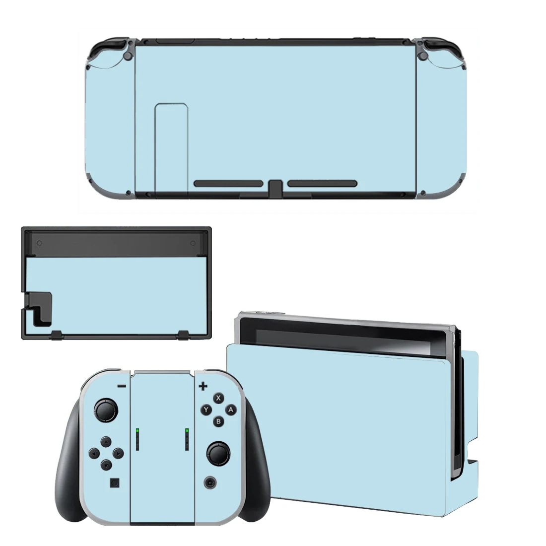 Vibrant Pure Pink-Purple Vinyl Skin Set for Console, Controller, and Stand
