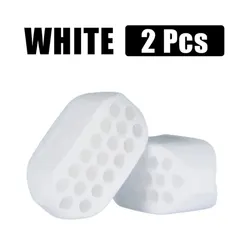 Silicone Jaw Exerciser & Facial Toning Beauty Tool Set (2pcs White)