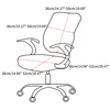 Computer Chair Cover Office Chair Covers Split Armchair Seat Cover Stretch Removable Slipcover Seat Protector silla gamer 6