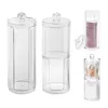 Acrylic Multifunctional Jewelry Container Cosmetic Makeup Cotton Pad Organizer Travel Cosmetic Storage Case Sundries Storage Box 5