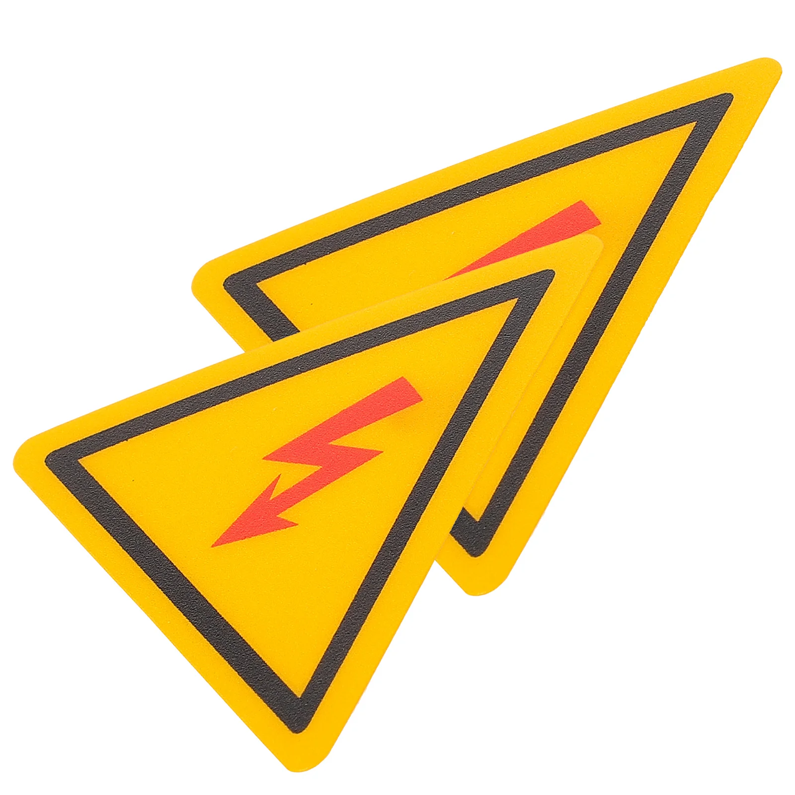 2 Pcs Logo Sticker Stickers Danger Warning Stickers Electrical Appliance