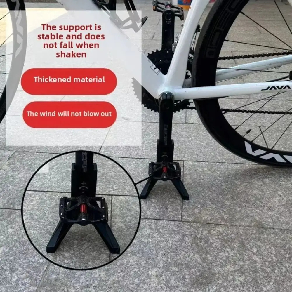 Durable Stable Bike Stand Lightweight Wheel Support Bicycle Rear Parking Rack Bicycles Support Rack Bike