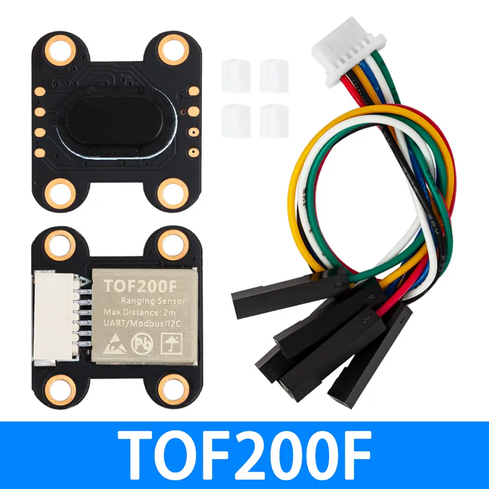 VL6180 VL53L0 VL53L1 Time-of-Flight (ToF) Laser Ranging Built-in MCU Algorithm TOF050F TOF200F TOF400F 50CM/2M/4M MODBUS/IIC I2C image 9