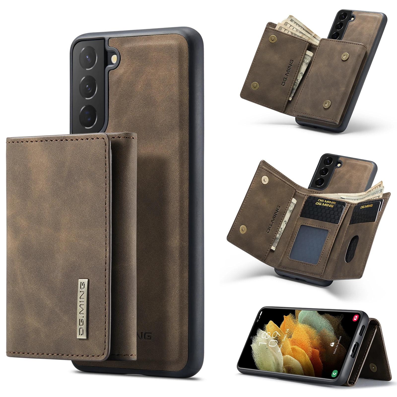

Кожаный чехол для телефона Samsung Galaxy S22 S21 Plus Ultra FE Note 20 A42 A72 A13 A23 A33 A53 A73