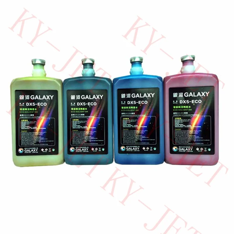 dx5 Galaxy eco solvent ink for Epson xp600 dx5 dx7 print head for Human Xuli Liyu Chinese brand large format printer