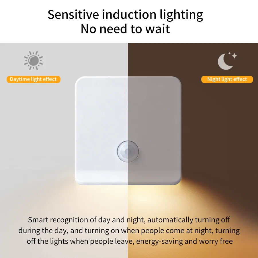 Wireless Rechargeable LED Motion Sensor Night Light
