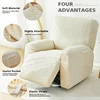 Thicken Recliner Sofa Cover Stretch Jacquard Single Armchair Sofa Relax Functional Sofa Slipcover Non-Slip 4 Pieces/set 3