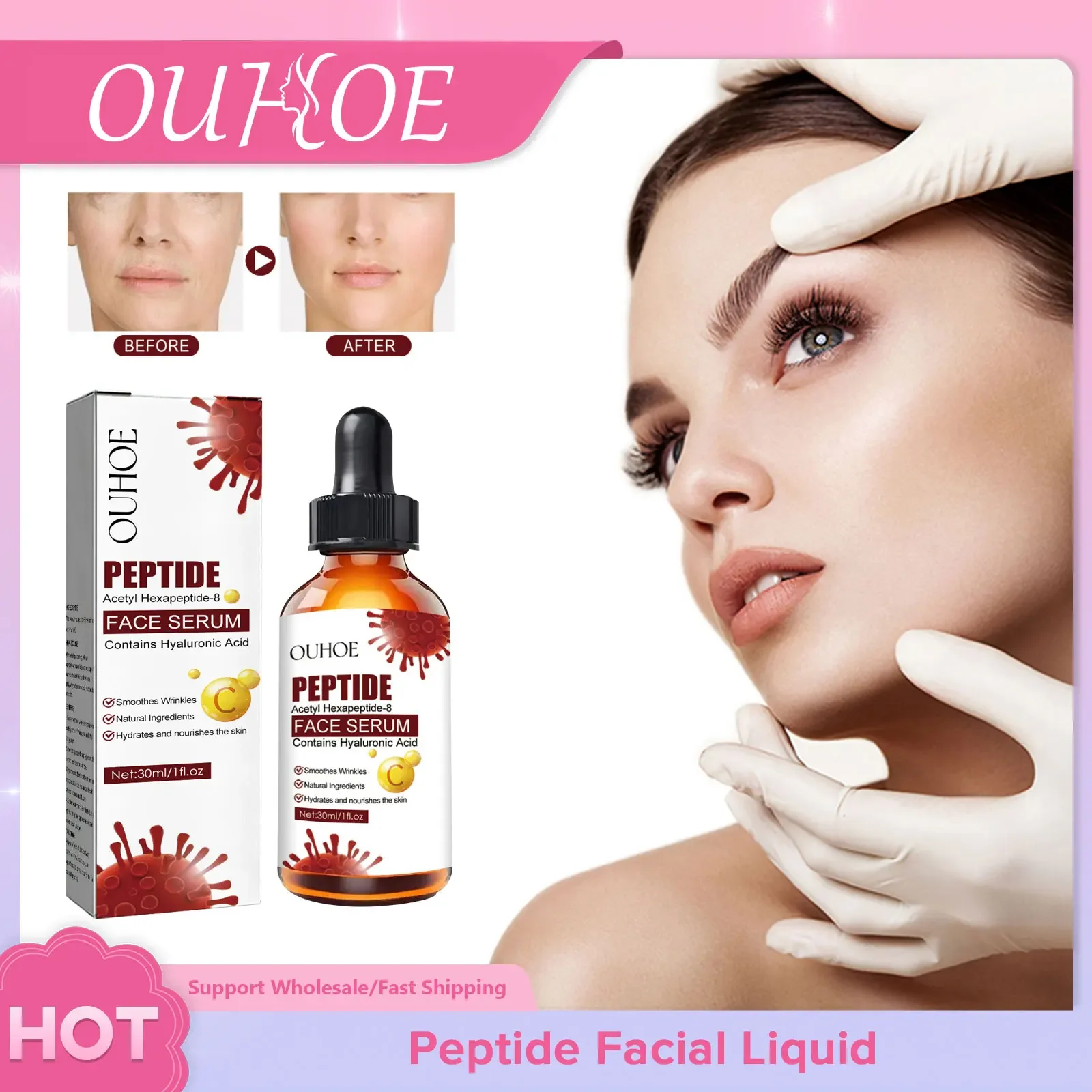 

Wrinkle Remover Serum Remove Neck Face Lines Improve Dullness Lasting Nourishing Tightens Brighten Skin Tone Anti Aging Essence