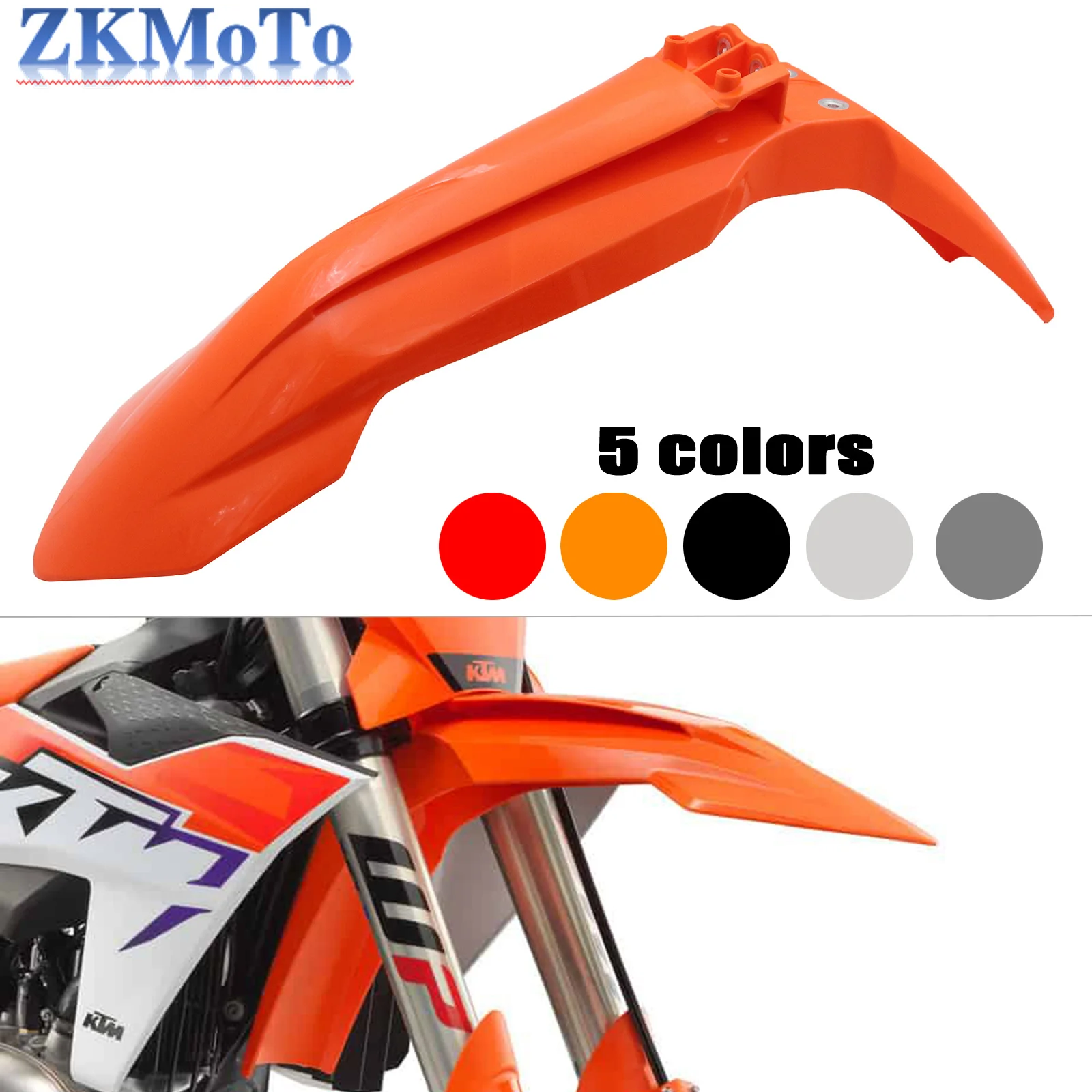 

Motorcycle Front Fender For KTM EXC EXCF SX SXF XC XCF XCW XCFW 125CC 150CC 250CC 300CC 450CC 500CC 2019-2022 2023 Dirt Bike