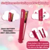 Girls Beauty Hair Salon Toy Kit Play Makeup Set with Blow Dryer Barber Costume Apron for 3+ Years Old Girl Birthday Gifts 4