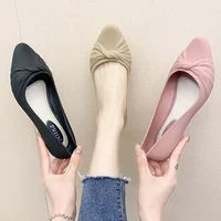 Summer Tide Baotou Outside To Wear New Women's Soft Sole Pointed Comfortable Coarse Heel Non-slip Single Shoes 1