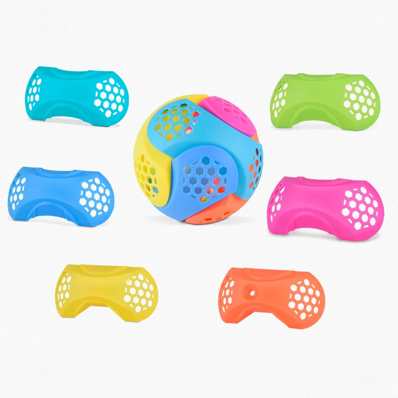 Funny Flashing Bouncing Ball LED Light Dancing Music Ball Toy for Boys Girls Plastic Colorful LED Flash Dancing Ball 4