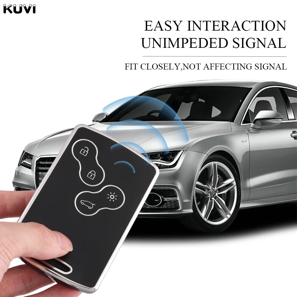 Car Key Case For Renault Megane 2 3 Clio Scenic Duster Kaptur Captur Logan Laguna Zoe Koleos Danilo Nema Fluence key case