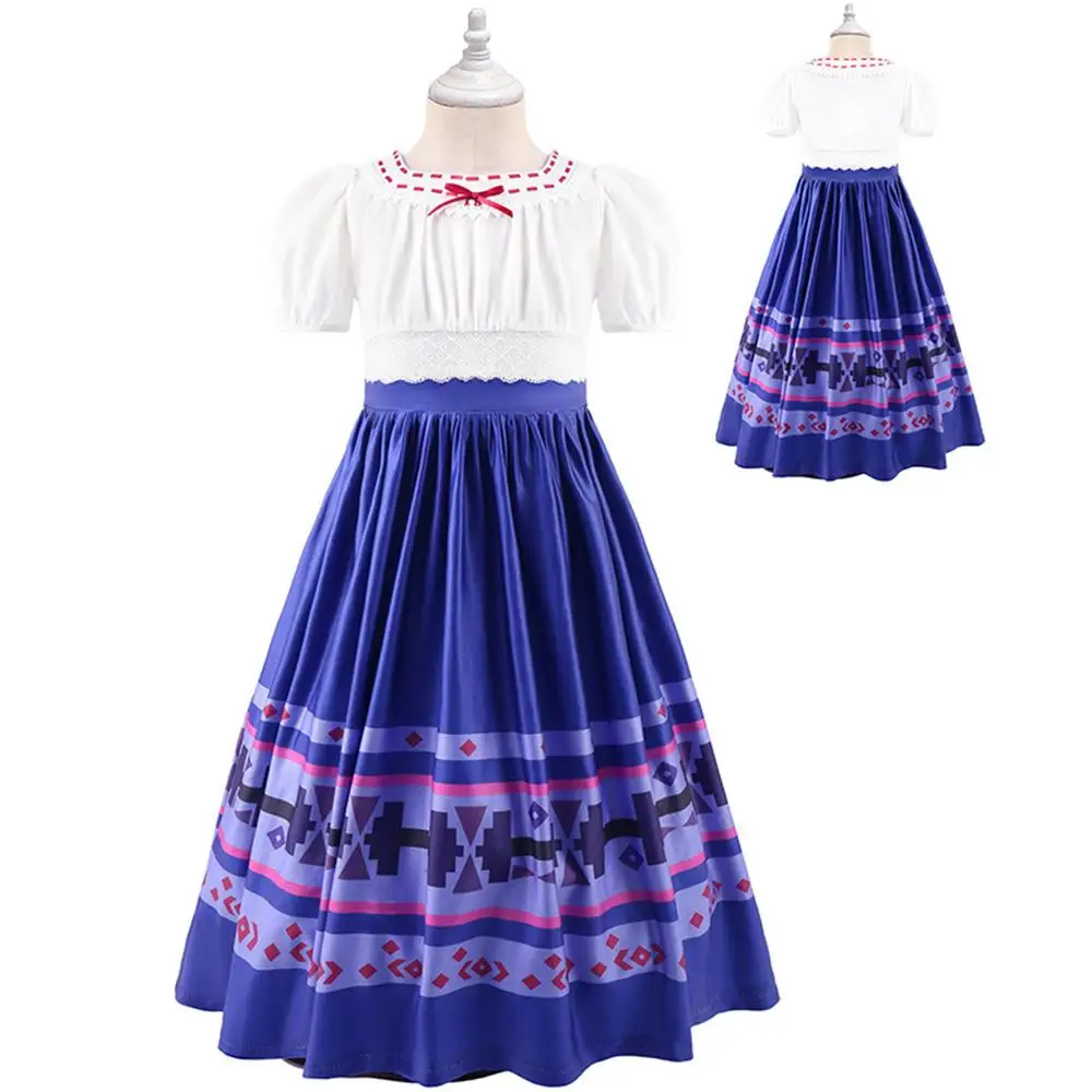Cosplay Costume Kids Girls Dress Halloween Dress Outfit Girl Costume Princess Dress Summer Casual Dress Halloween Cospaly Costume Carnival Dresses 3-10 Years Old