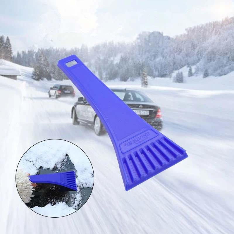 

2023 Car Snow Shovel Ice Scraper Cleaning Tool For Vehicle Windshield Auto Snow Remover Cleaner Winter Car Accessories