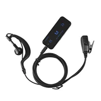 2PCS 400-470MHz Mini Walkie Talkie 2-Way Radio Transceiver & Earpiece Headset USB Powered 2