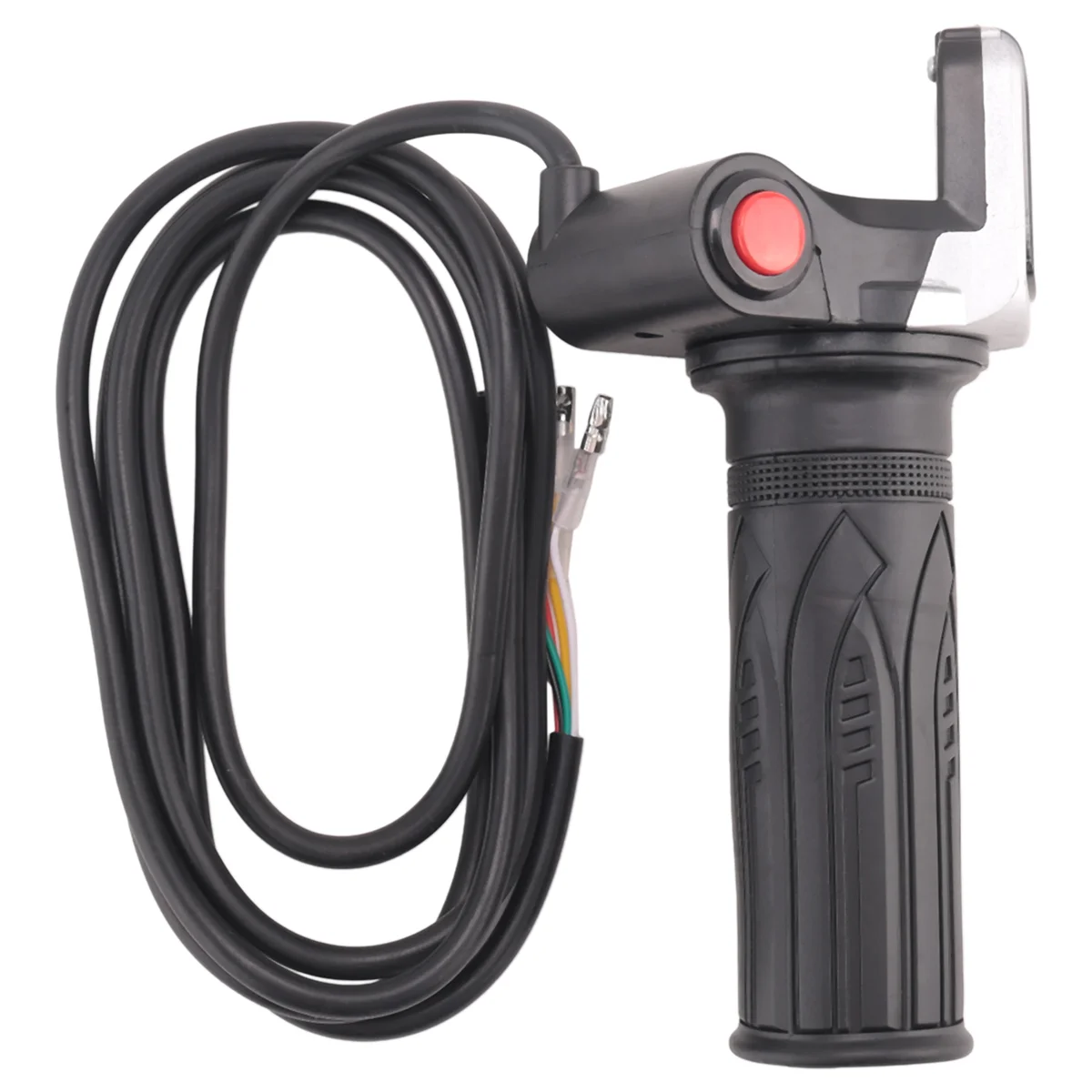 

48V Electric Bicycle Scooter Speed Throttle Grip LCD Display with Switch EBike Twist Throttle Accelerator Handlebar Grip