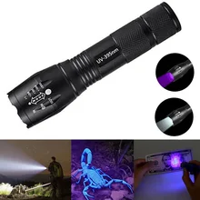 

LED UV White Lamp Dual Lamp Flashlight Zoom Function Mini UV Black Pen Lamp Pet Urine Stain Detection Scorpion Hunting Torch