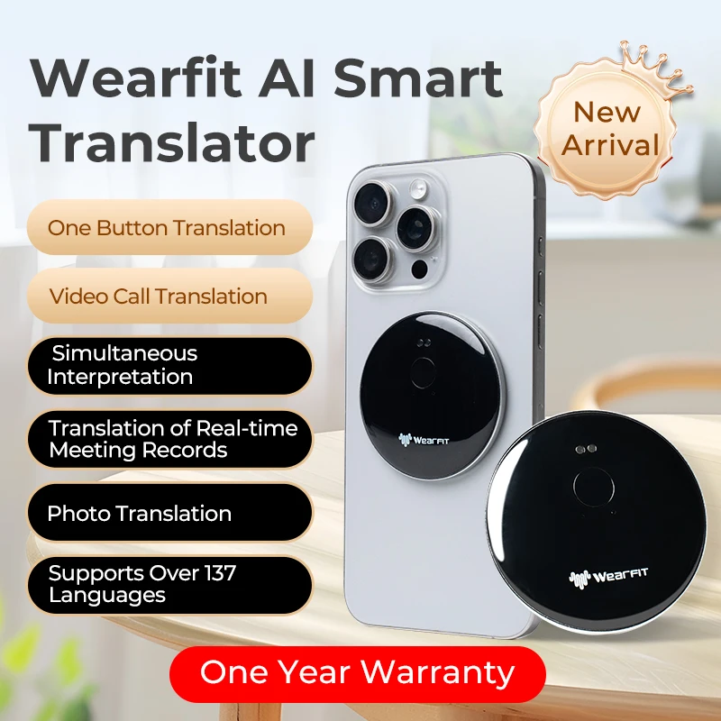 Smart AI Voice Assistant Accurate Translator 137 Languages Video Photo Record Translate Simultaneous Interpretation Translation voice translator,language translator