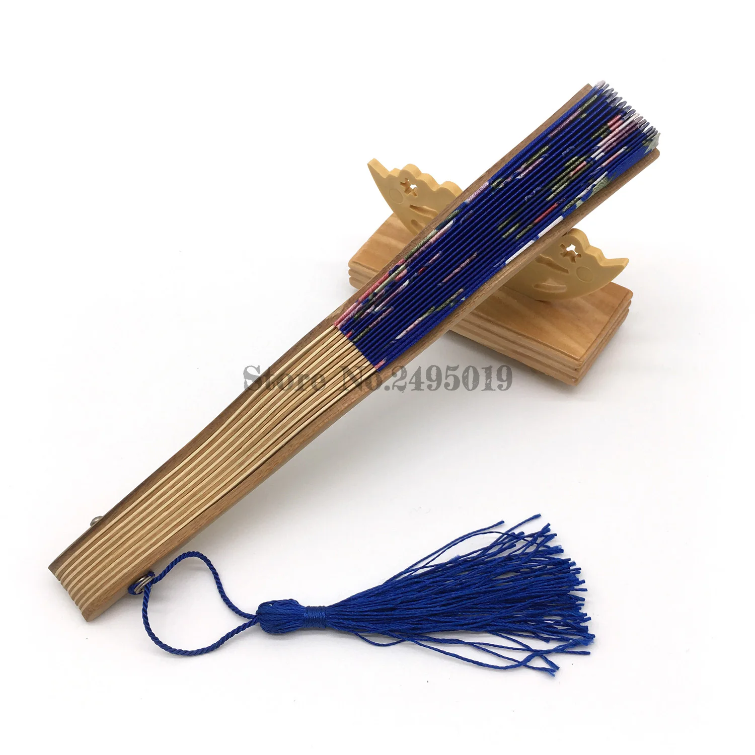 Folding Carved Hand Fan with Tassel for Gift, Dancing Wedding Party Decor, Chinese and Japanese Flower Blossoms, ,
