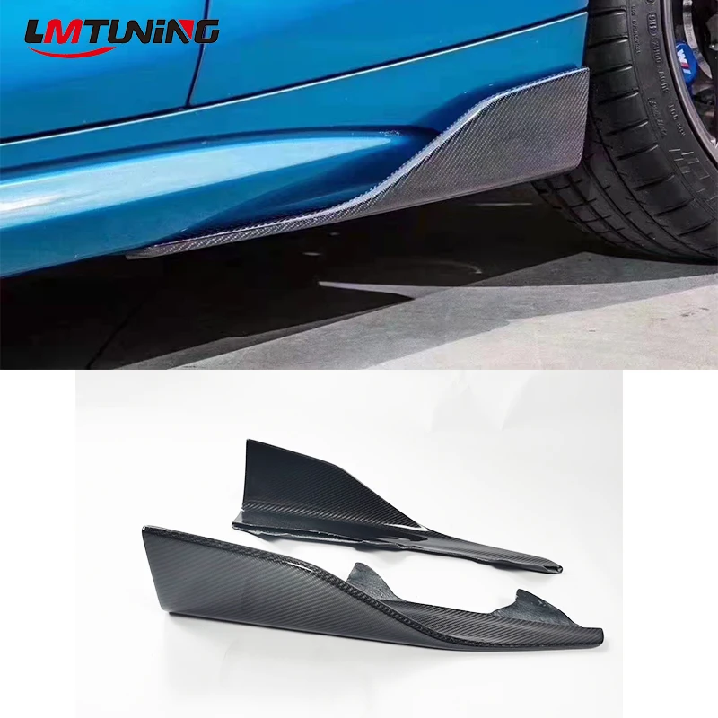 Боковые разветвители из углеродного волокна/ФАП, разветвители Cupwings Winglets для BMW 2 серии F87 M2 M2C, конкурс 2016 - 2020 2015, 2017 каналов