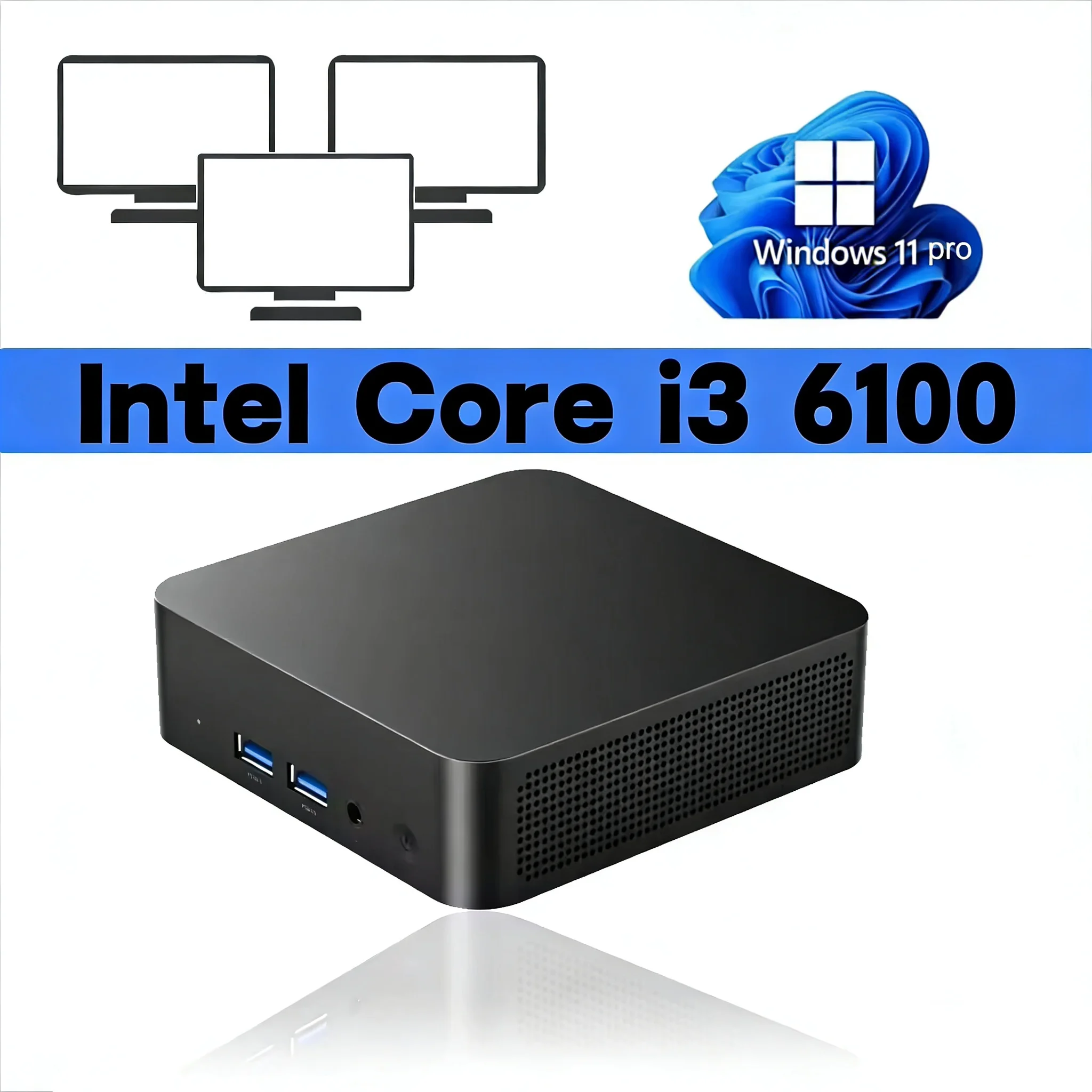 מחשב מיני Windows 11 Intel Core i9 8950HK Intel Core i3 6100 16GB DDR4 1TB 2TB SSD WIFI 6 BT5.2 מחשב מיני PC לשולחן