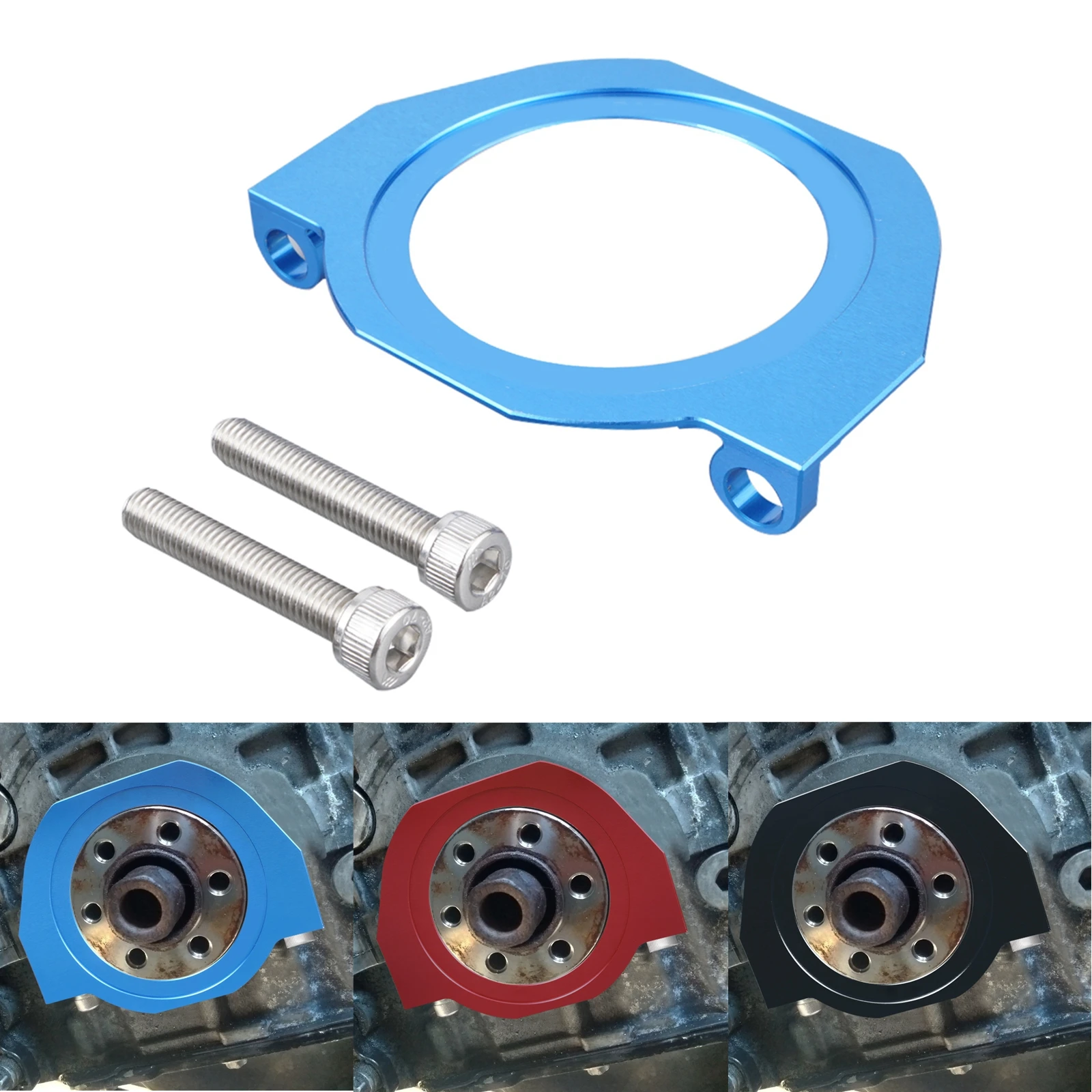 

BEVINSEE Crank Seal Serpentine Belt Guard For BMW N52 N54 N55 S55 135i 335i 435i 535i 640i 740i X1 X3 xDrive35i M235i M2 M3 M4