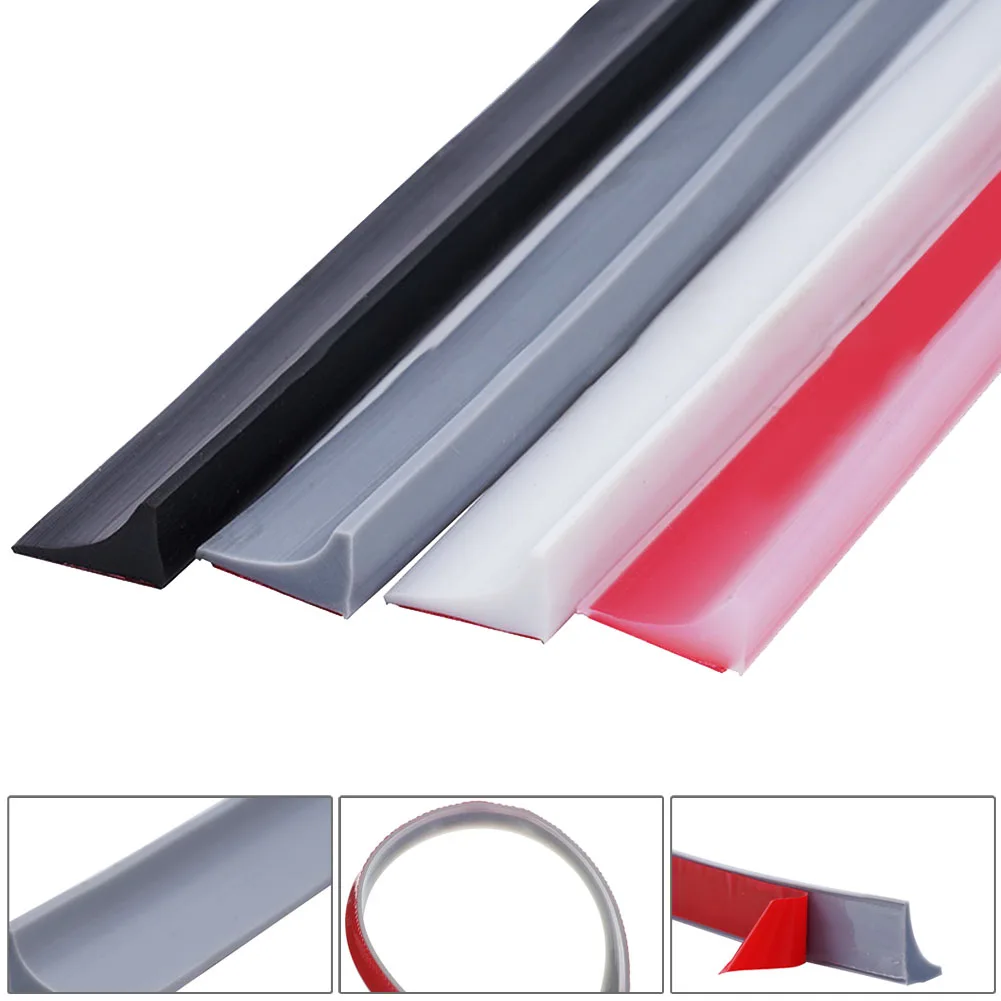 Bathroom Retention Water Barrier Strip Dry &Wet Separation Silicone Seal Strip Bendable Bathroom Door Washing Machine Shower silicone seal strip