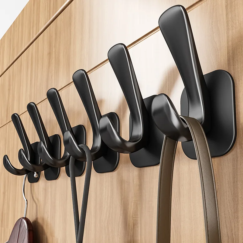 

Multi-purpose Wall Hook Door Keys Cloth Coat Hook Bathroom Towel Robe Hanger Hook Handbag Hook Adhesive Home Storage Hook
