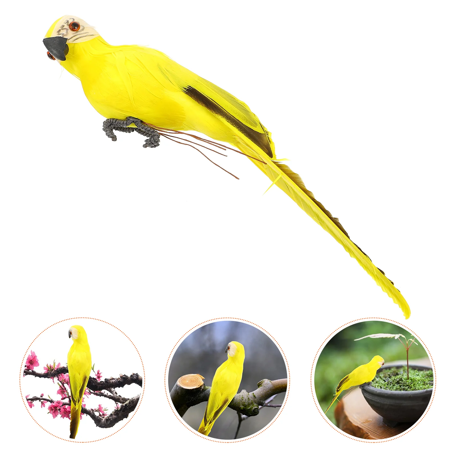 

Simulation Parrot Craft Ornament Bathroom Decorations Bird Adornment Christmas Crafts Artificial