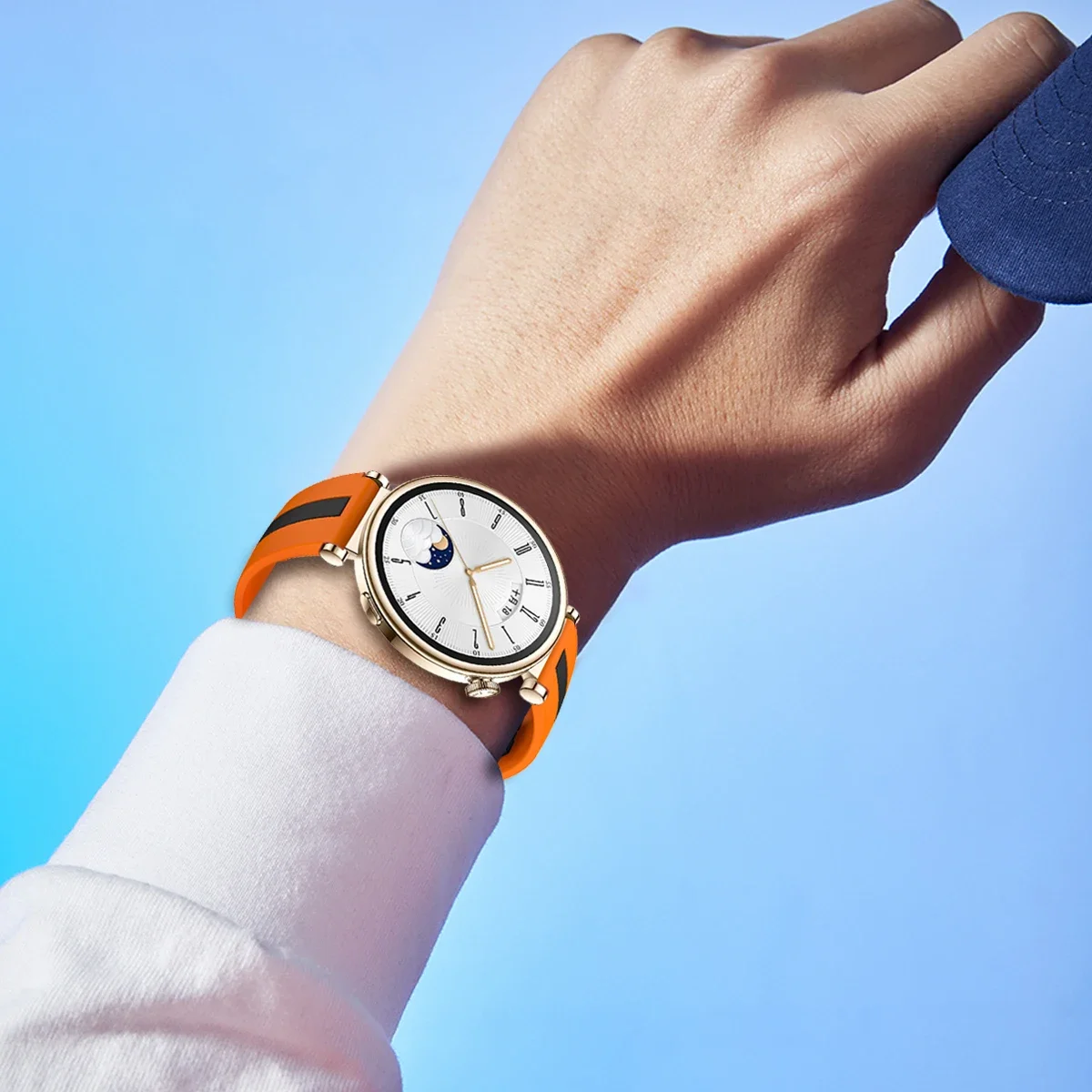Magnetic Button Bracelet Universal Watch Strap, Available in Multiple Widths