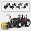 Children Rc Car 1:24 Alloy Remote-Controlled Tractor With Headlights Simulation Electric Farm Truck Set Outdoors Puzzle Toys Gif 3