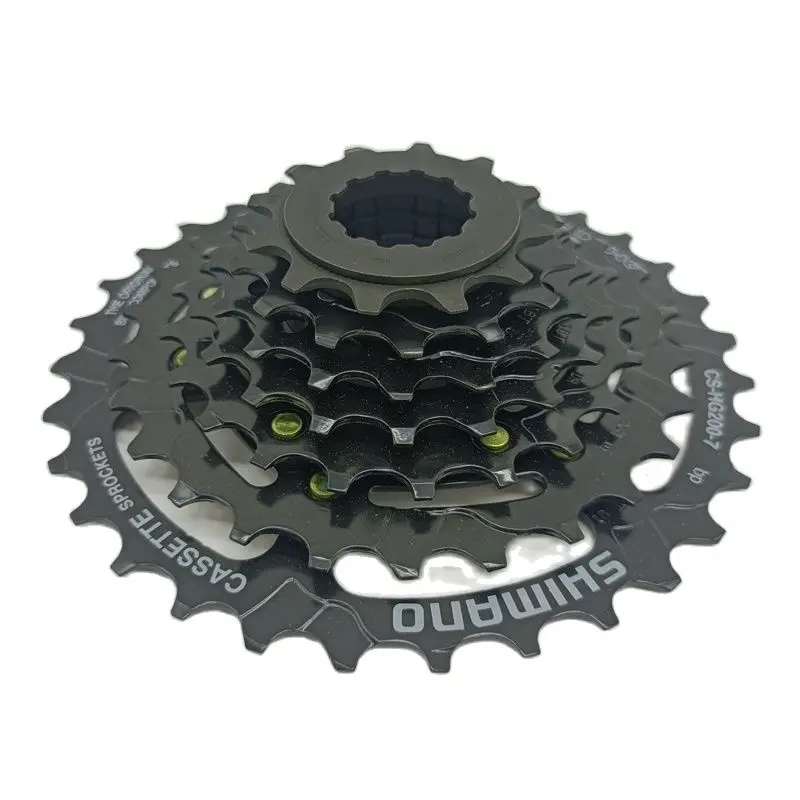 Cassette Vélo électrique Shimano HG200 7 Vitesses - 12-28 Dents | Compatible Pedelec, Technologie Hyperglide