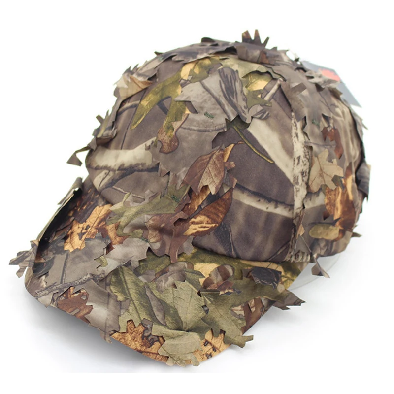 Outdoor Hunting Camouflage Maple Leaf Training Cap,Sniper Playerunknown's Battlegrounds Game Baseball Hat