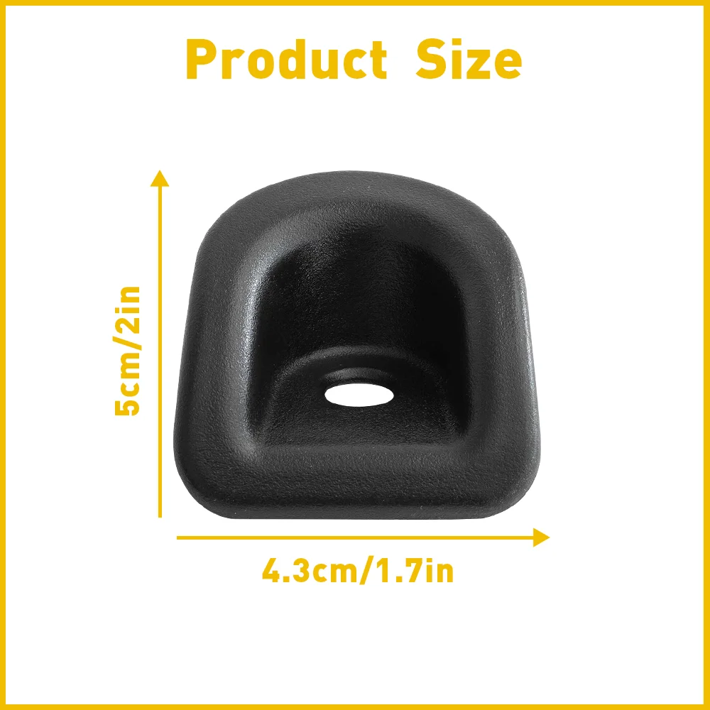 car door lock cover 2Pcs Black Left Right Door Panel Lock Grommets Covers For Ford Mustang 2005-2010 2011 2012 2013 2014 Replacement Accessories
