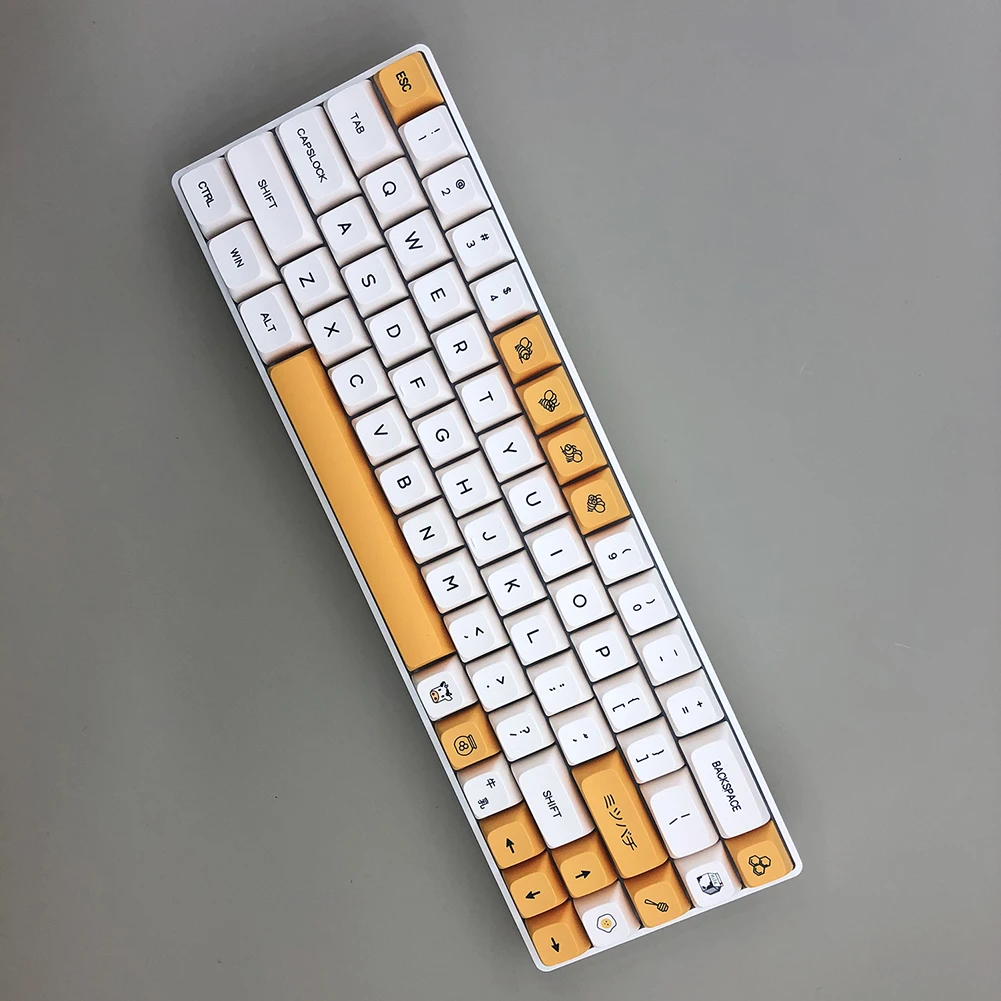 Keycap Pbt Personalizado para Teclado Mecânico Interruptor Cereja mx Xda Altamente Perfil Inglês Russo Japonês 125 Chaves - Imagem 3