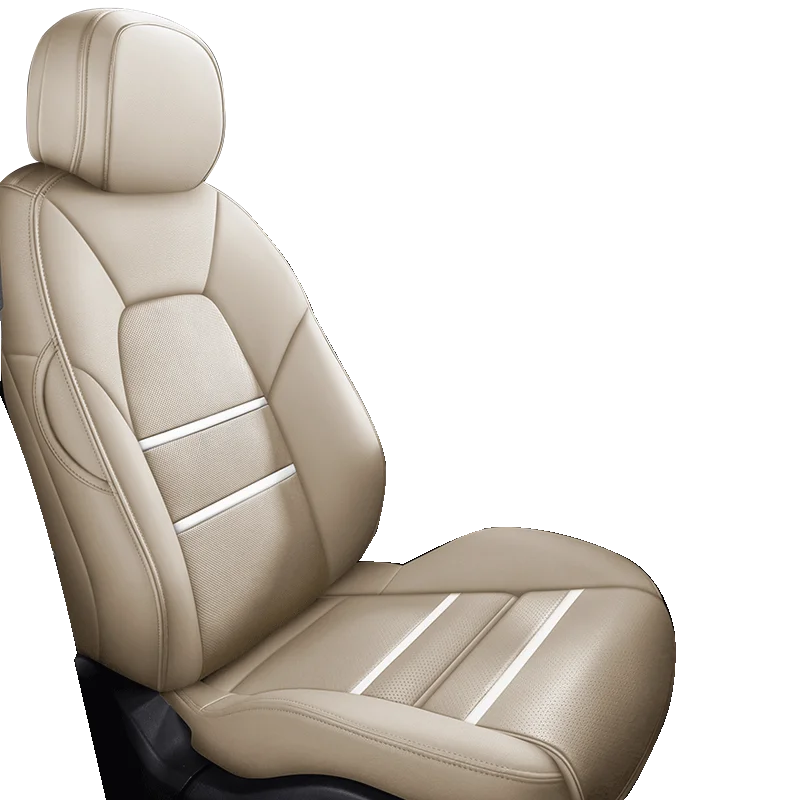 1 PCS 드라이버 NAPPA 가죽 맞춤형 카시트 커버 BMW X1 2018 2021 방수 인테리어 액세서리